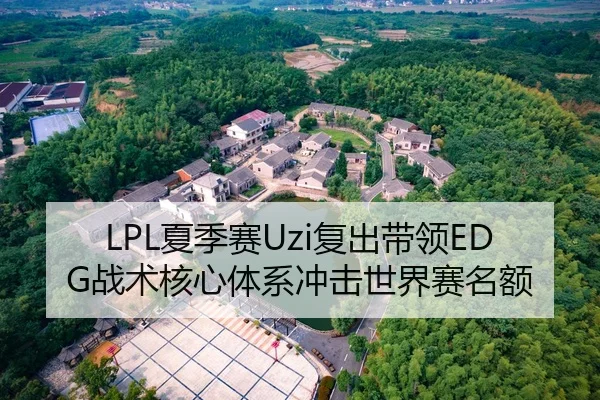 LPL夏季赛Uzi复出带领EDG战术核心体系冲击世界赛名额