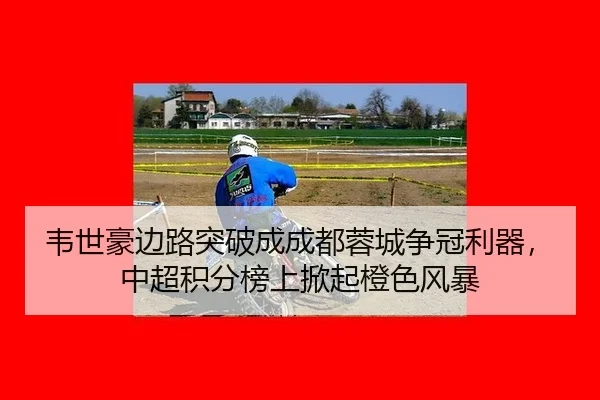 韦世豪边路突破成成都蓉城争冠利器，中超积分榜上掀起橙色风暴